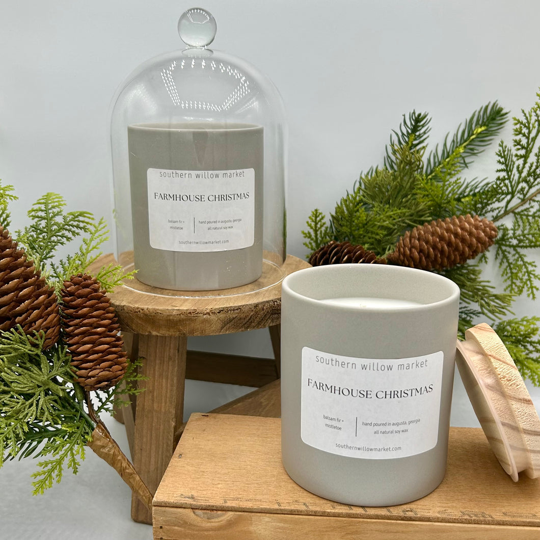 Farmhouse Christmas Candle