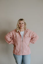 Load image into Gallery viewer, Pink Zip Up Hoodie Jacket
