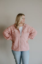 Load image into Gallery viewer, Pink Zip Up Hoodie Jacket
