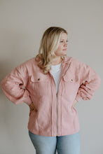 Load image into Gallery viewer, Pink Zip Up Hoodie Jacket
