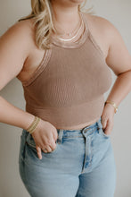 Load image into Gallery viewer, Vintage High Neck Crop Top
