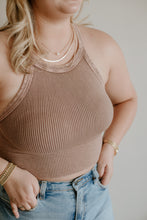 Load image into Gallery viewer, Vintage High Neck Crop Top
