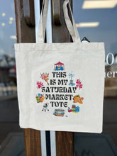 Load image into Gallery viewer, Saturday Market Tote Bag
