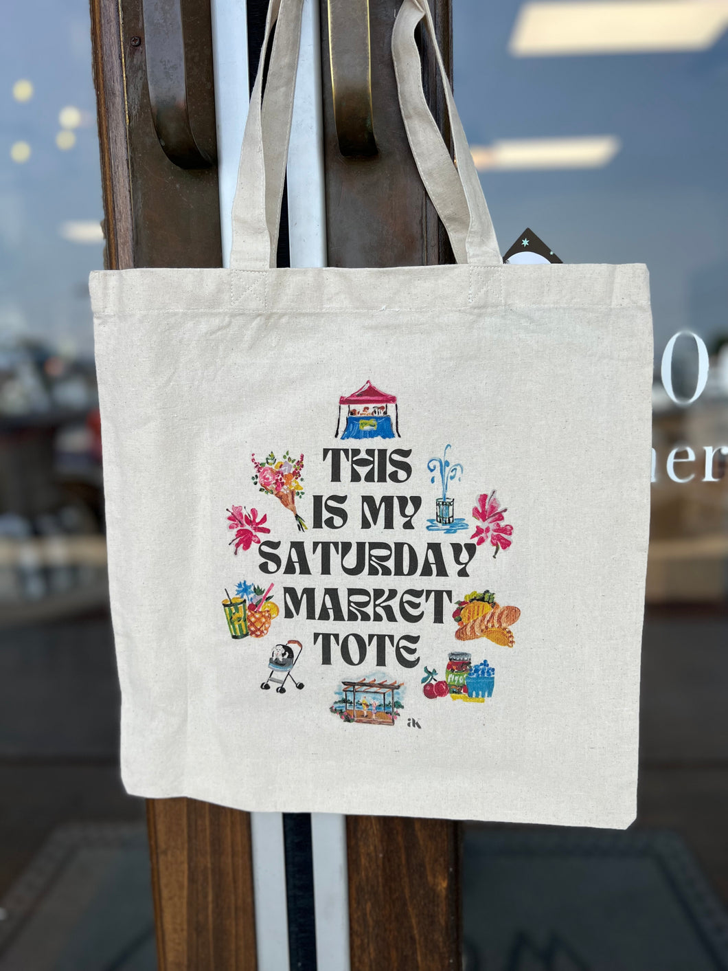 Saturday Market Tote Bag