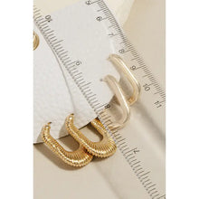 Load image into Gallery viewer, Mixed Rectangular Hoop Earrings Set
